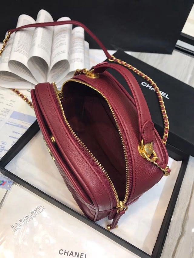 Chanel女包 A57905 香奈兒最新款 時尚手提單肩斜挎女包 鏈條化妝包  djc3838